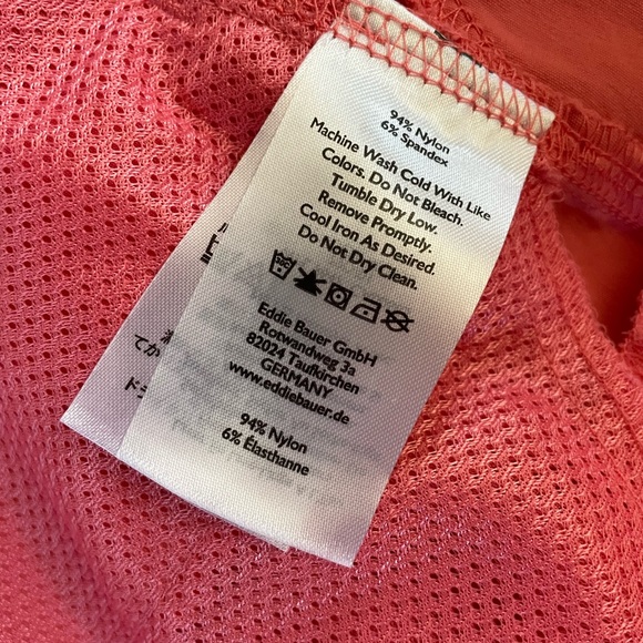 Eddie Bauer Womens Size 10 Guide Shorts Watermelon - Picture 6 of 7